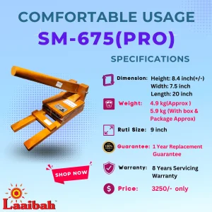 Laaibah Ruti Maker SM-675 (Pro)