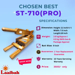 Laaibah Ruti Maker ST-710 (Pro)